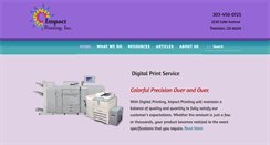 Desktop Screenshot of impactprintingdenver.com